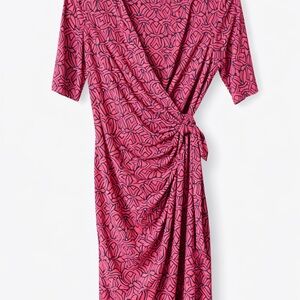 Motherhood Pink and Black Maternity/Nursing and after Dress